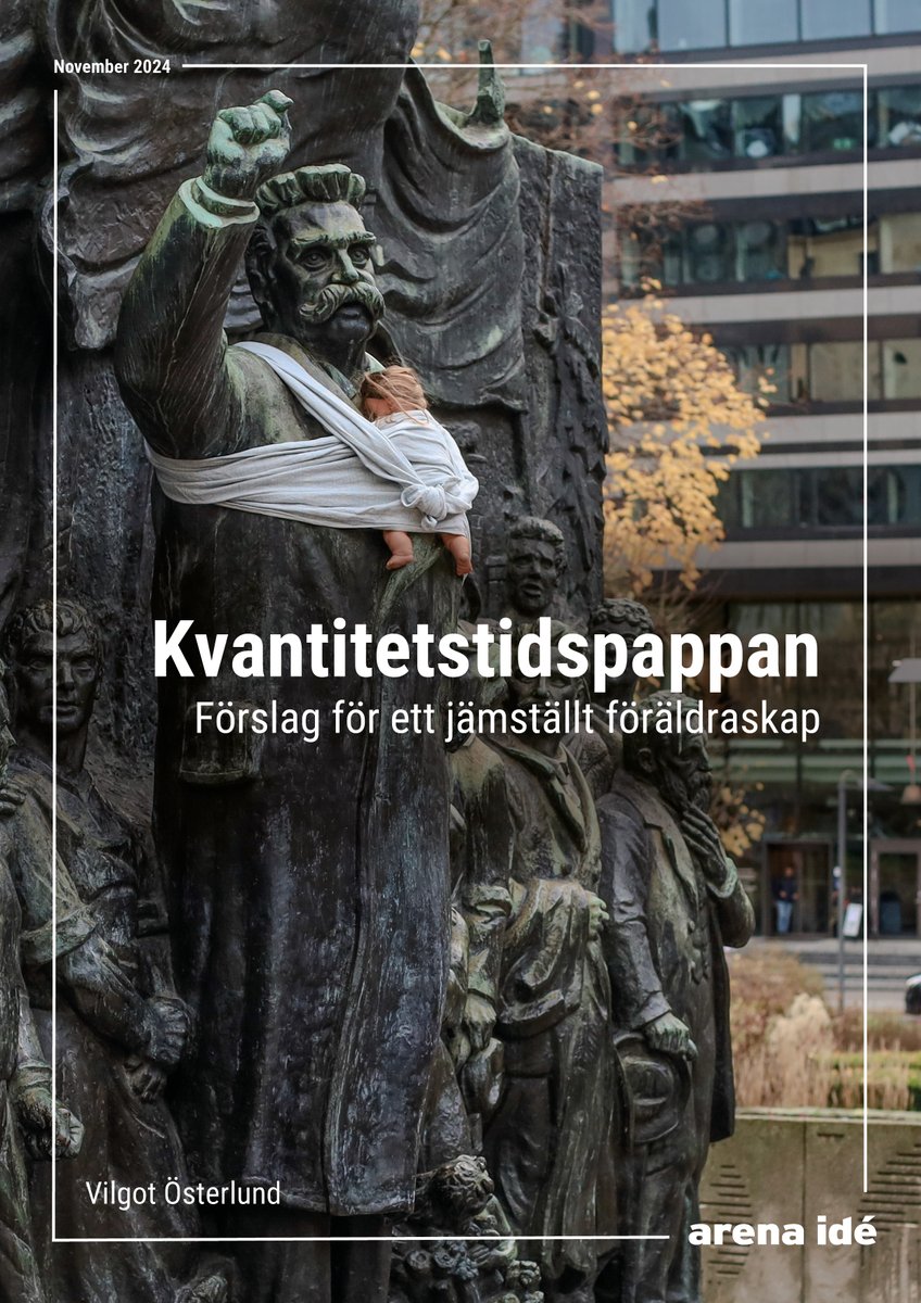 I samband med kampanjen släpper <a href="/arenaide/">Arena Idé</a> rapporten Kvantitetstidspappan - förslag för ett jämställt föräldraskap. Vi presenterar bland annat ett helt nytt förslag med fokus på arbetsgivarens ansvar för att flytta förväntingarna.