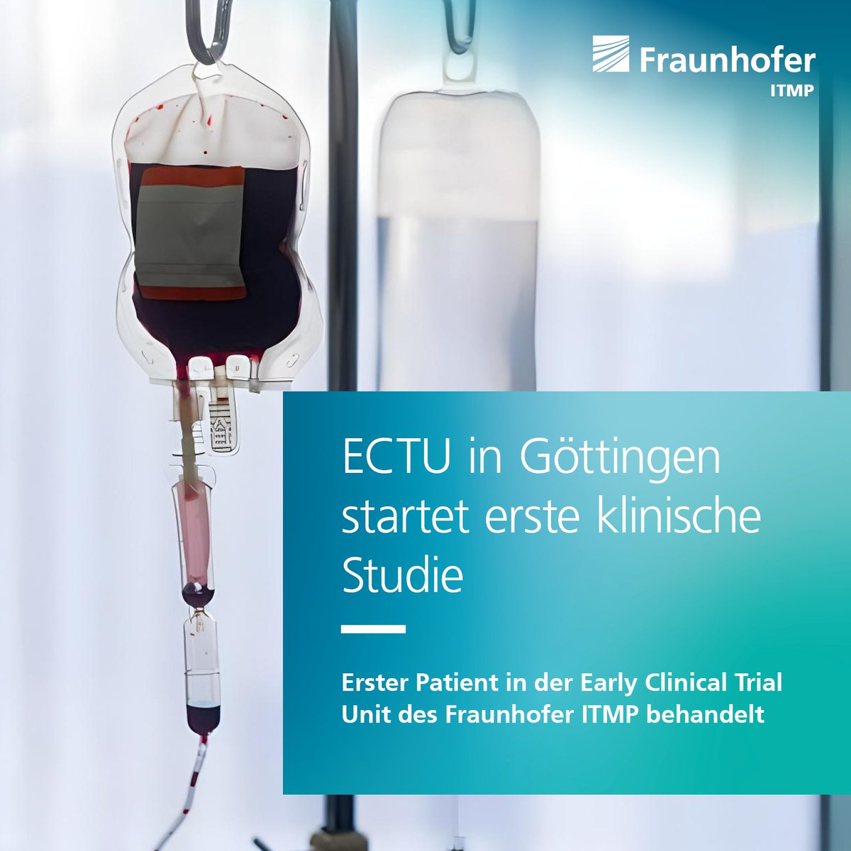 Fraunhofer ITMP (@fraunhoferitmp) on Twitter photo Neu gegründet: Unser neuer Early Clinical Trial Unit (ECTU) startet durch! In Kooperation mit der <a href="/yourUMG/">Universitätsmedizin Göttingen (UMG)</a> wird hier die Zukunft früher klinischer Studien gestaltet. Der erste Patient der #PhaseIStudie RED4MS erhielt einen innovativen Therapieansatz gegen #MultipleSklerose. Neu gegründet: Unser neuer Early Clinical Trial Unit (ECTU) startet durch! In Kooperation mit der <a href="/yourUMG/">Universitätsmedizin Göttingen (UMG)</a> wird hier die Zukunft früher klinischer Studien gestaltet. Der erste Patient der #PhaseIStudie RED4MS erhielt einen innovativen Therapieansatz gegen #MultipleSklerose.