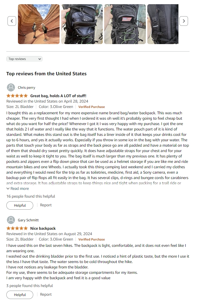 Maelstrom_6pai's tweet image. 💬 What adventurers are saying about the Maelstrom Hydration Backpack! 🌟
🚴‍♂️ "Lightweight and super comfortable, even on long rides!"
#CustomerReviews #HydrationBackpack #Maelstrom #OutdoorGear #AdventureReady