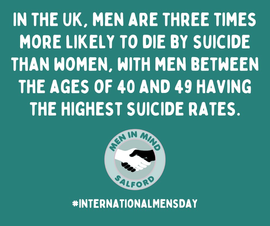 Salford Men's Mental Health Commission has released its Men in Mind mental health report to coincide with #InternationalMensDay2024.
The commission was made up of local men, facilitated by Healthwatch Salford &amp; funded by <a href="/SalfordCouncil/">Salford City Council</a>.
📖Read the report: healthwatchsalford.co.uk/report/2024-11…