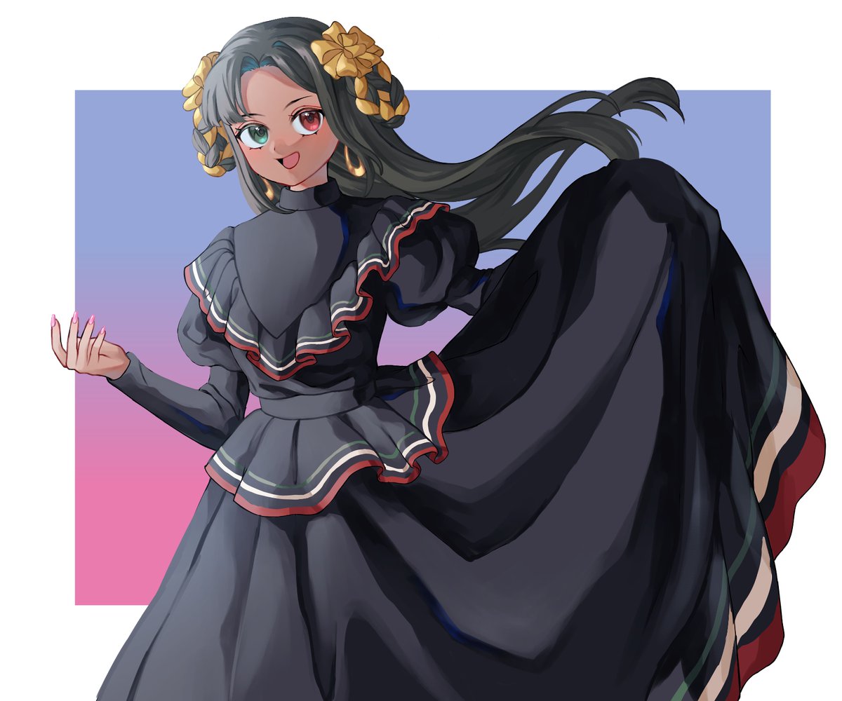 kinnsyoku's tweet photo. 🇲🇽
＃国擬人化  ＃今すぐ国旗を振って https://t.co/aWKMyDFVs9