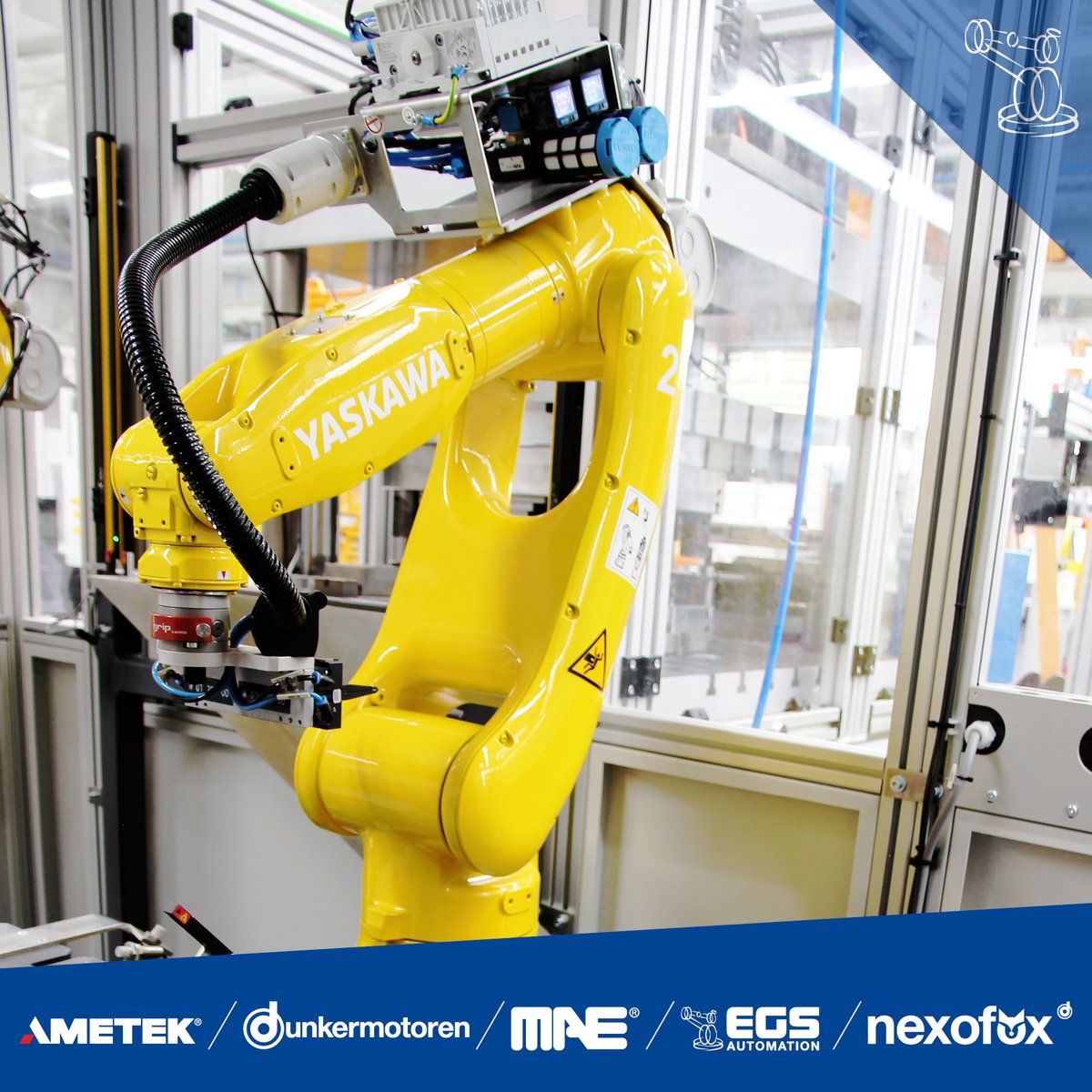 Voll automatisierte Herstellung von Kunststoffhybridbauteilen

Vom Coil ▶️ über die Stanze ▶️ die Einlegeteilprüfung und -bereitstellung ▶️ SGM-Automation ▶️ Fertigteilentnahme ▶️ Prüfung ▶️ bis zur versandgerechten Verpackung in Endkundenverpackungen.
👇
ametekcdn.azureedge.net/mediafiles/pro…