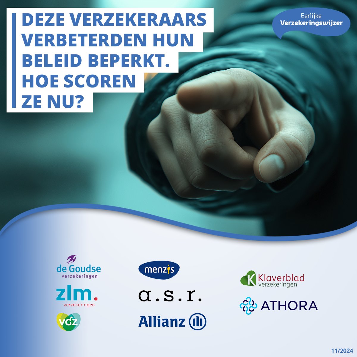 Nieuw onderzoek van de Verzekeringswijzer: 8 verzekeraars voerden in de afgelopen twee jaar een flink aantal verbeteringen door in hun duurzaamheidsbeleid en 8 verzekeraars voerden beperkt verbeteringen door. Check op Eerlijkegeldwijzer.nl hoe jouw verzekeraar scoort.