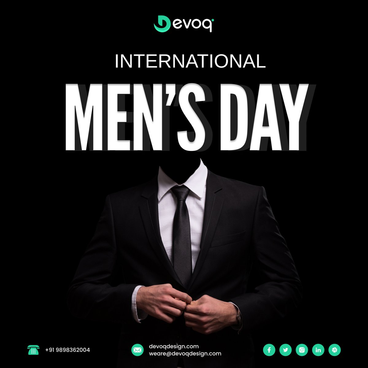 Devoq_Design's tweet image. Celebrating the strength, kindness, and humor that men bring to the world—because fixing things with duct tape is an art too!  Here’s to all the gentlemen making a difference every day.

Happy International Men’s Day! 🎉💪

#InternationalMensDay #CheersToMen #StrengthAndStyle