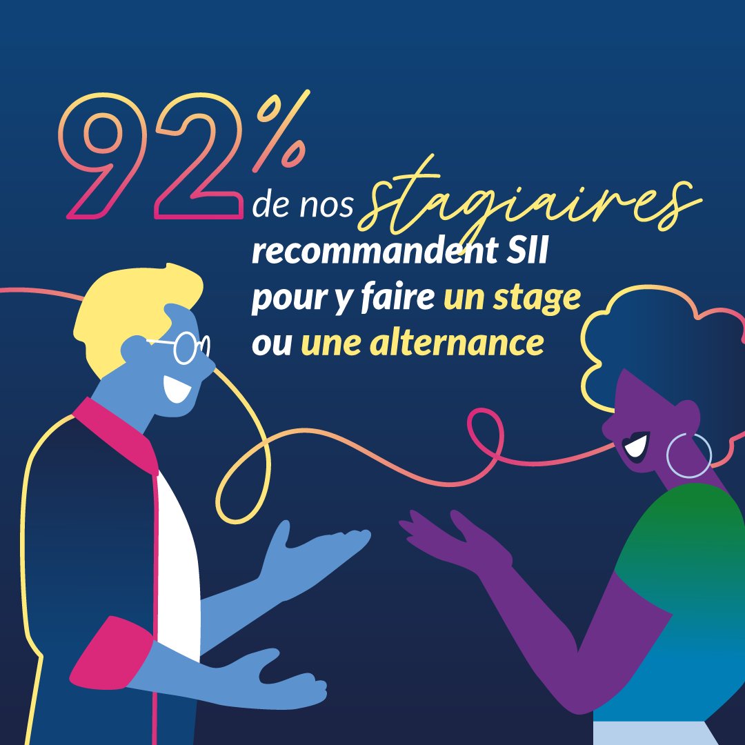 GroupeSII's tweet image. 🎙 Nos stagiaires prennent la parole !

Comme chaque année, notre enquête de satisfaction stagiaire leur permet de s’exprimer librement et de manière anonyme sur leur stage chez SII.

Pour (re)découvrir notre book de stage👉 cutt.ly/heS6dOKB

@GPTW_FRANCE #LetsTechTogether