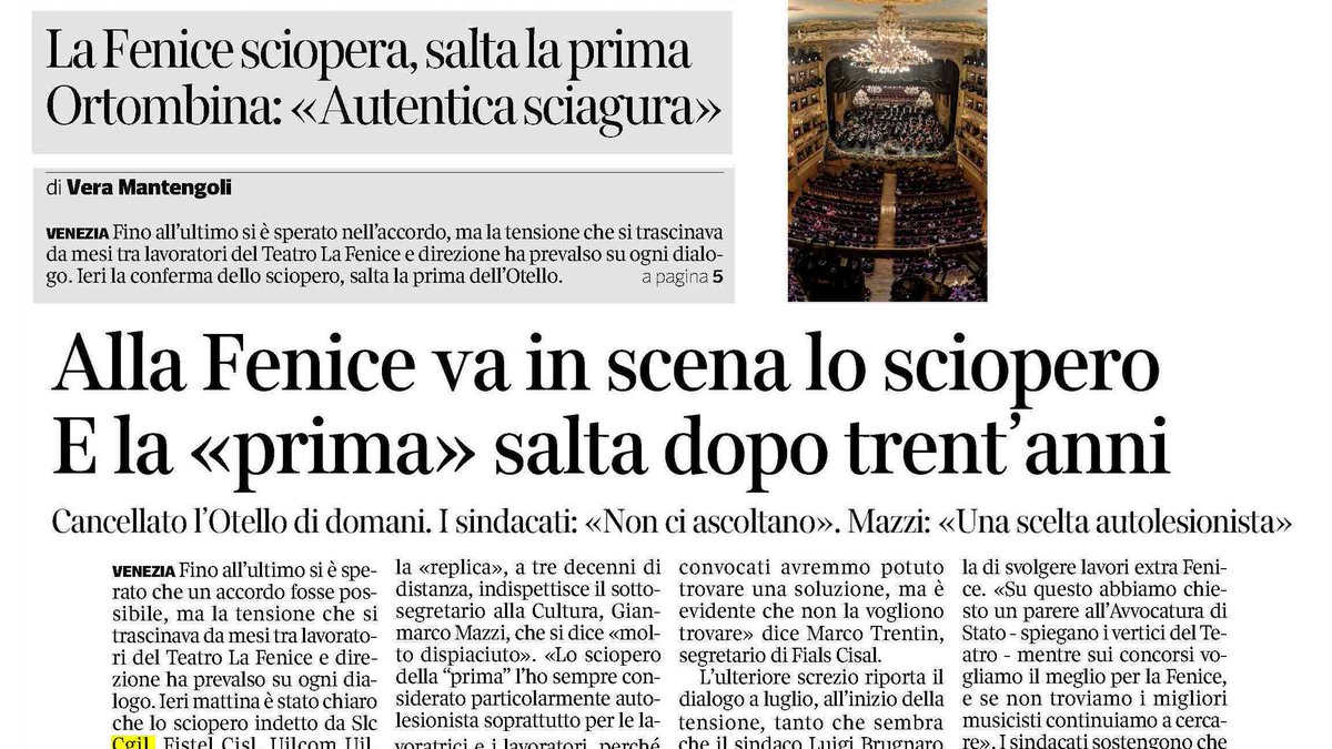 CgilVeneto's tweet photo. 🗞️ RASSEGNA STAMPA CGIL 19/11/2024

https://t.co/BeUnEftYzu https://t.co/c92ft0r3JZ