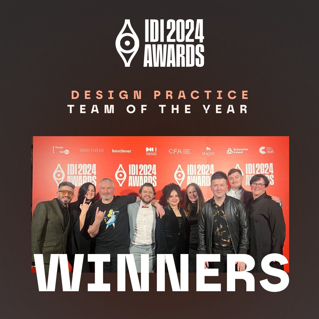 🥇 WINNERS 🥇
Best Design Practice - Team of the Year - GRANITE

We collected the coveted prize at the IDI 2024 Awards held in the RDS.

Thanks to the IDI &amp; judges for recognising our consistent quality &amp; significant growth this year.
_
#idi2024awards #IrishDesignWeek #IDW24