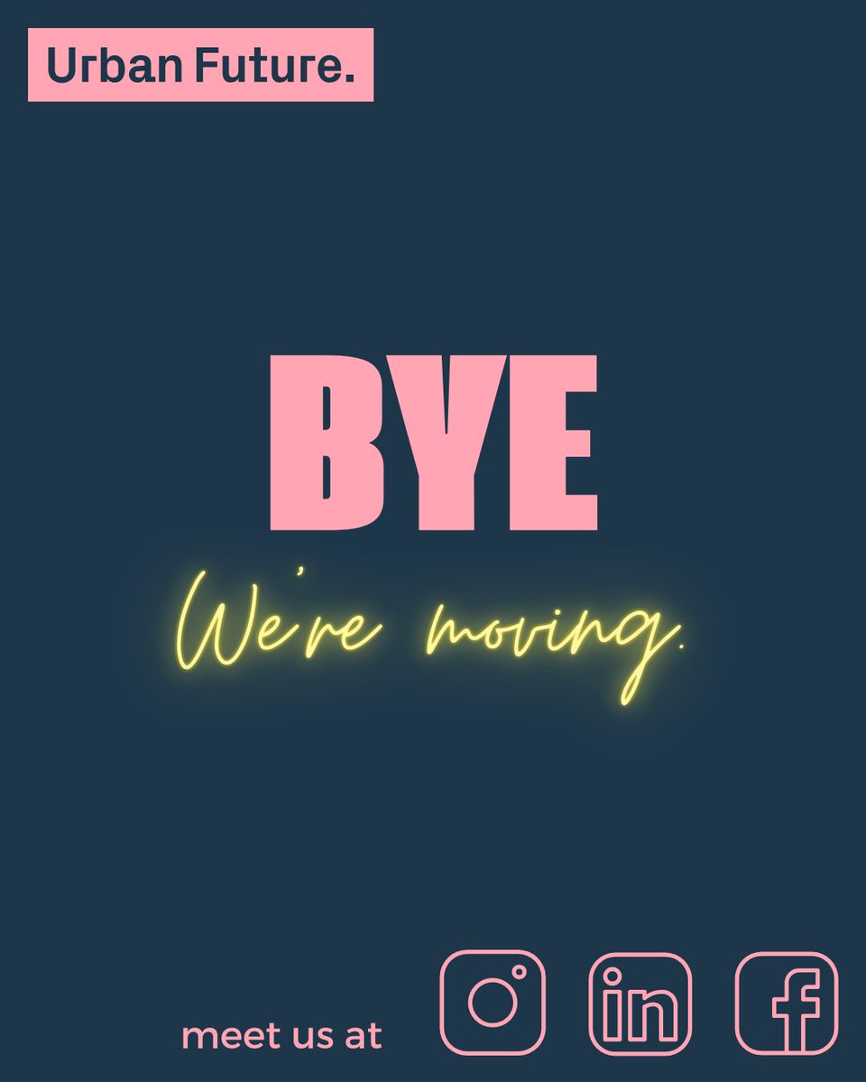 We're moving!📢

After thoughtful consideration, we’ve decided to shift our focus away from X. But don’t worry—you can still connect with us &amp; stay updated!

💼LinkedIn: linkedin.com/company/urban-…
📸Instagram: instagram.com/urban__future/
👍Facebook: facebook.com/urbanfutureglo…