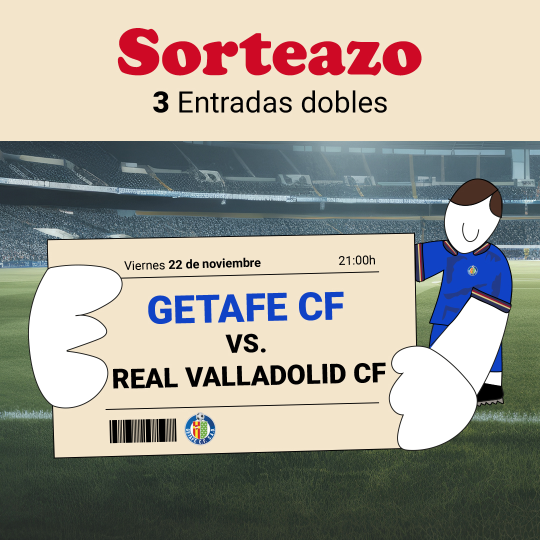 Traemos planazo de vierneeees 🥳🥳
¡¡Sorteamos 3 entradas dobles para ir a ver al Getafe CF vs. Real Valladolid CF este viernes 22!!
Si quieres que una sea tuya, tienes que...
👉🏼Seguir a <a href="/Lowi_es/">Lowi</a> y a <a href="/GetafeCF/">Getafe C.F.</a>
👉🏼Dar RT a este post
👉🏼Responder mencionando a ese amigo que no se lo