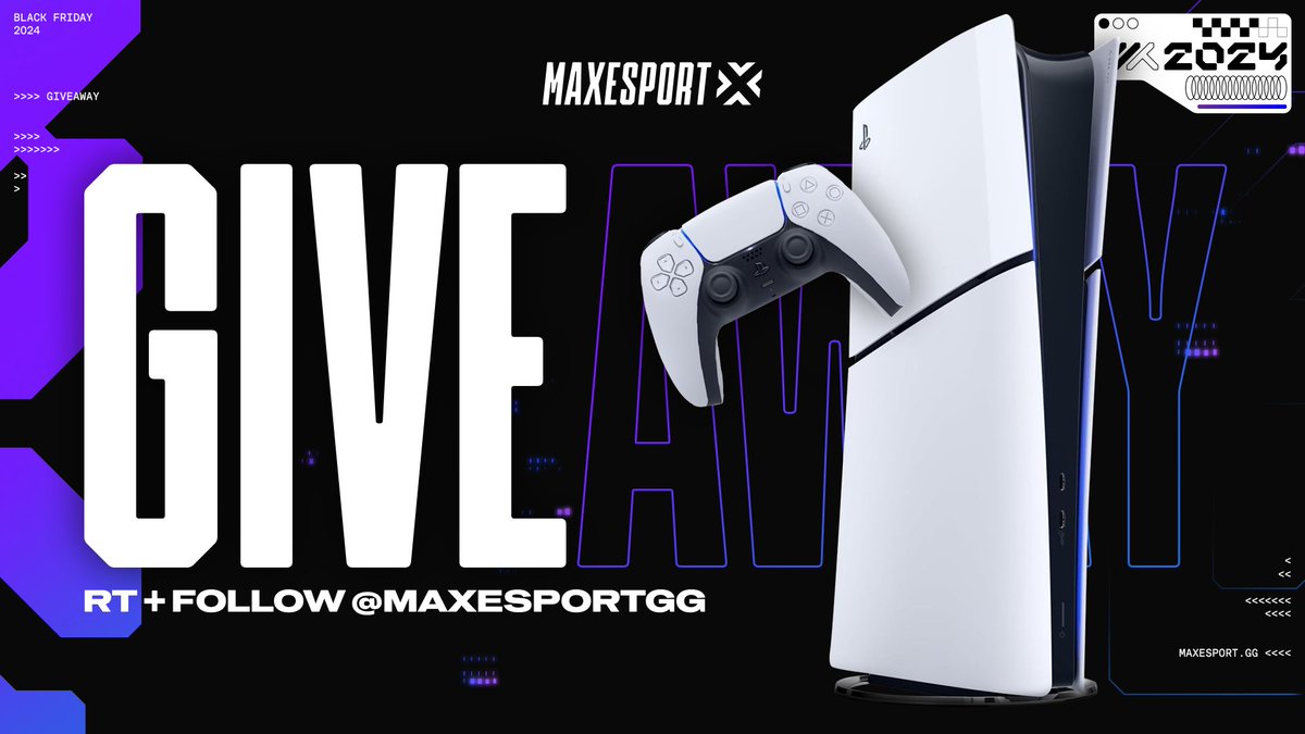 MaxEsportGG's tweet image. 🚨 Giveaway 🚨 

C'est le moment de gagner ta PS5 Pro 🤞

Pour participer :
✅ Follow  @MaxEsportGG
🔁 RT ce post
✍️ Tag 1 pote

Double tes chances sur notre Instagram

⚡️TAS : 02/12/2024
