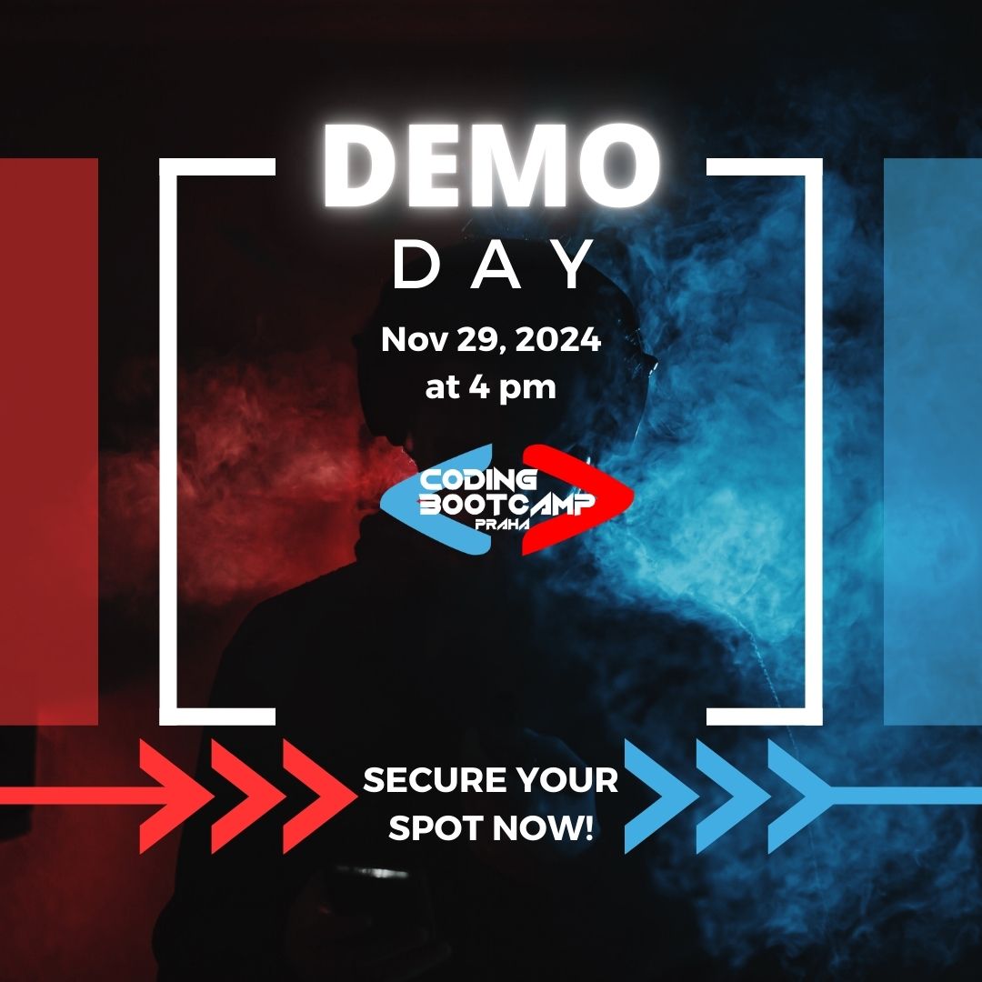 codeBoot's tweet image. Our Demo Day is approaching! Join us on November 29th at 4 pm, students from our Web Development and Data Science bootcamps will present the exciting projects they&apos;ve been working on!
Registering through this link: codingbootcamp.cz/events/demo-da…