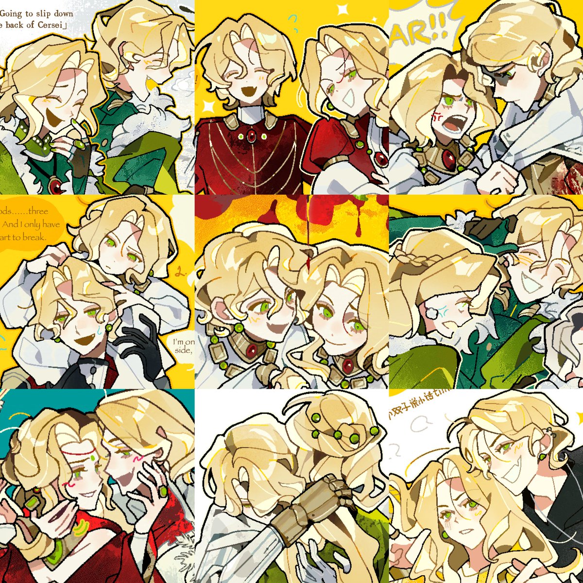 bothateaoi's tweet image. #ASOIAF #Lannister
Cersei & Jaime🦁🦁🦁
Just a piece of: My Favorite Golden Twins.