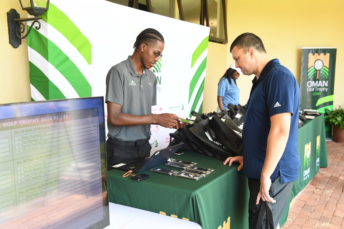 OmanGolfTrophy's tweet photo. Registration currently underway at the Pretoria Country Club.

#OmanGolfTrophySA | #GolfDiplomacy https://t.co/GB7AHCeueS