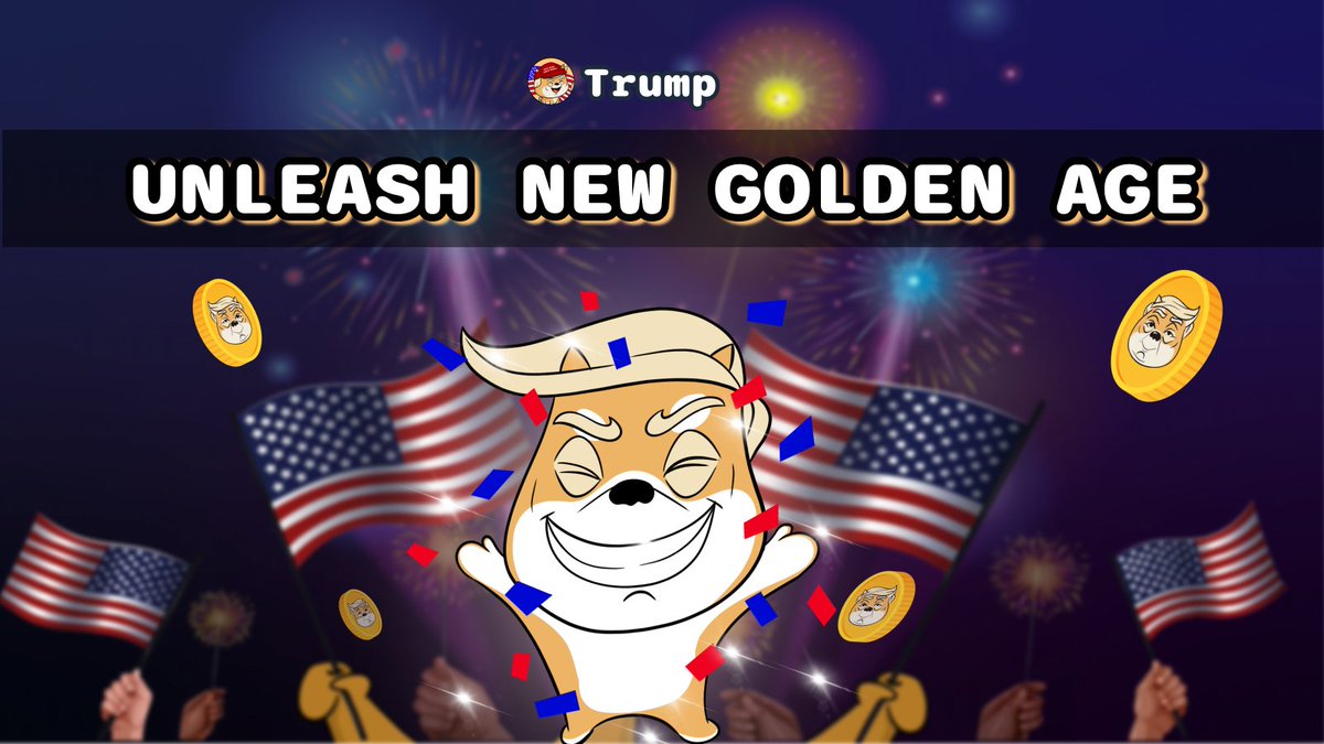 Dogump_Official's tweet photo. 🌟Donald Trump is official stand on president stage!

💪 As witnesses of this historical event, we have no word to describle our feeling! $TRUMP token will continue to accompany to President Trump in the next milestones!

Follow us and hold $TRUMP tightly!
https://t.co/36ga6M4JVh https://t.co/Z8Z3Q6Ew46