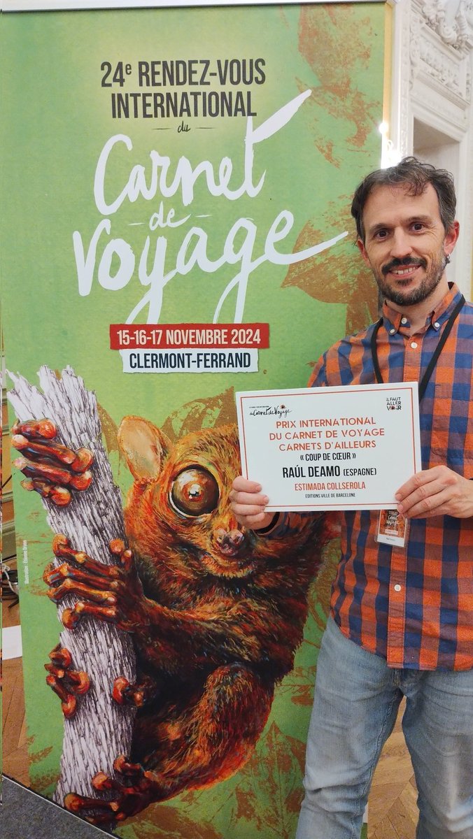 El llibre dibuixat Estimada Collserola guanya el premi especial del jurat a França, a més de 600km de Barcelona. Coses bones que passen i que mai hagués imaginat. Sorprès i content a parts iguals.