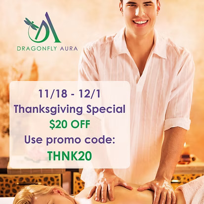 DragonflyAura9's tweet photo. Offer valid for these services:

60, 75, 90, 120-min Therapeutic Massage &amp; Healing, and all gift certificates.

For appointments performed Nov 18, 2024 - Dec 1, 2024.

Use Promo code at the time of booking: THNK20

Visit website: https://t.co/Ig0HIwQe9a

#DenverMassage https://t.co/4fabgd0RTE