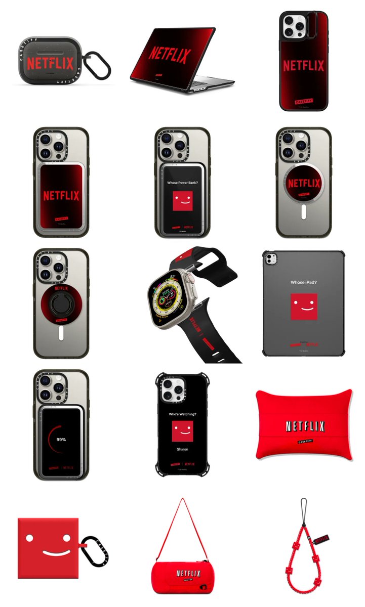 CASETiFY NETFLIX iPhone用ケース Netflix x CASETiFY コラボコレクションが発売 (ネットフリックス