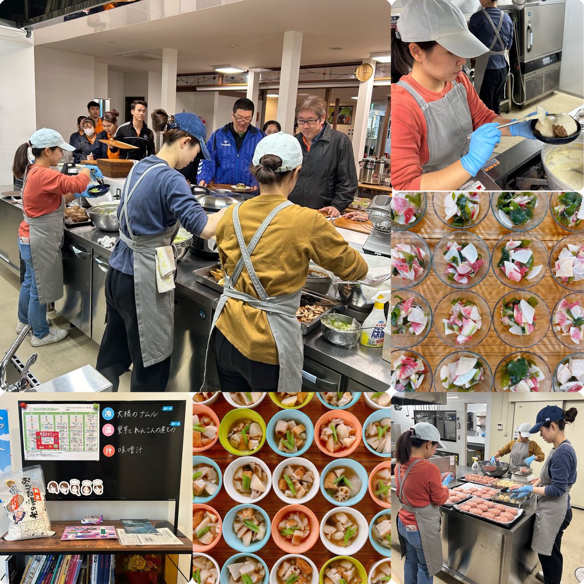 D_FarmKitchen's tweet photo. 本日は[W ]DAY❗️
今月はとあるチェー���店で大人気になったハンバーグ、ポテサラパケットにもうひとつアレンジを加えたポテサラハンバーグチーズソースがけ🫕をWに…
プラス100円でもうひとつハンバーグが付いてくるなんて、よく考えたらすごくお得‼️
鶏チャーシュー丼煮卵添えも安定の美味しさです！ https://t.co/OHDeozj4Aq