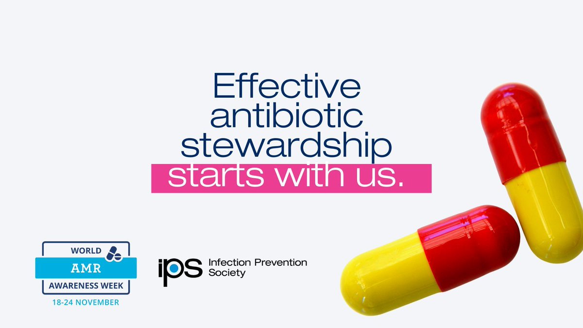 Effective antibiotic stewardship starts with us! Shorter, targeted courses reduce resistance. 10-40% of patients on IV antibiotics could be treated with oral therapy. Let’s make the switch and improve patient care, save time, and protect our environment. #WAAW2024 #IPSWAAW