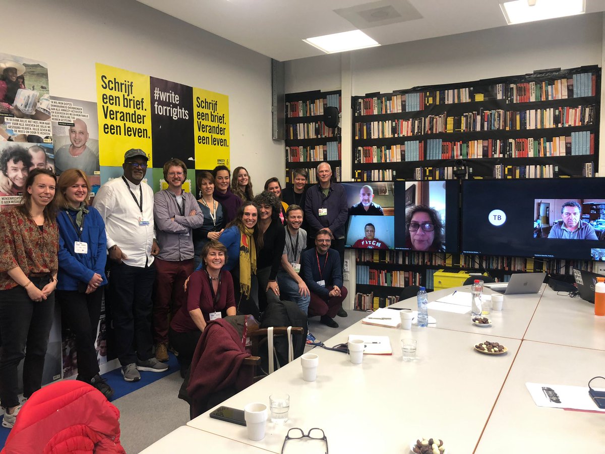 FiSahara's tweet photo. What a joy to participate once again in the #HRFN Annual Meeting, alongside other human rights and film festivals from around the world. Days of reunions and sharing experiences to change the world through cinema.
#ToResistIsToWin 🇪🇭 with @nomadshrc, @EFA_Rasd & @humanrightsFN https://t.co/gzpyR18qJA
