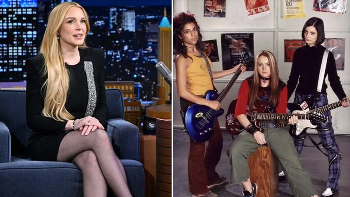 thenewsdrum's tweet image. Lindsay Lohan confirms her band Pink Slip reunites in &apos;Freaky Friday 2&apos; 
newsdrum.in/entertainment/…

#LindsayLohan #PinkSlip #ChristinaVidal #HaleyHudson #FreakyFriday2