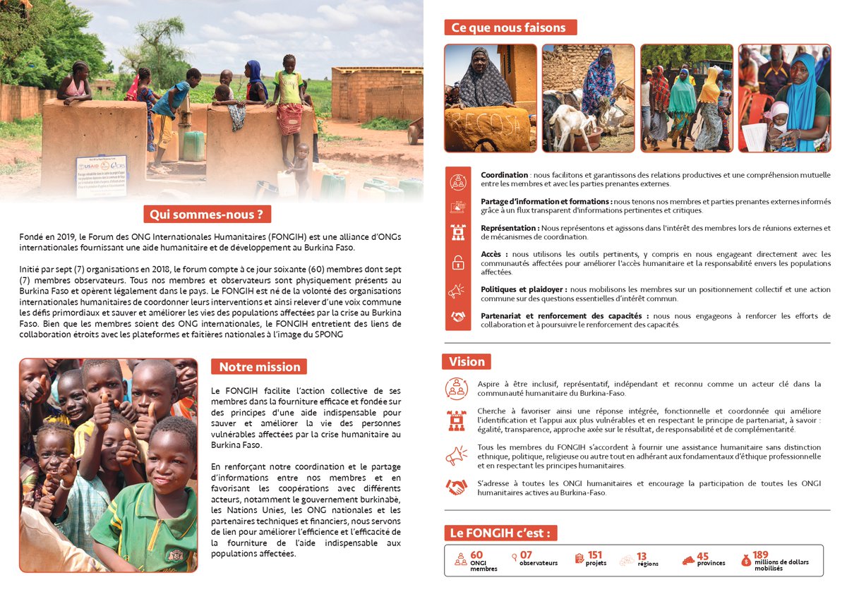 Forum des ONG Internationales Humanitaires tweet media