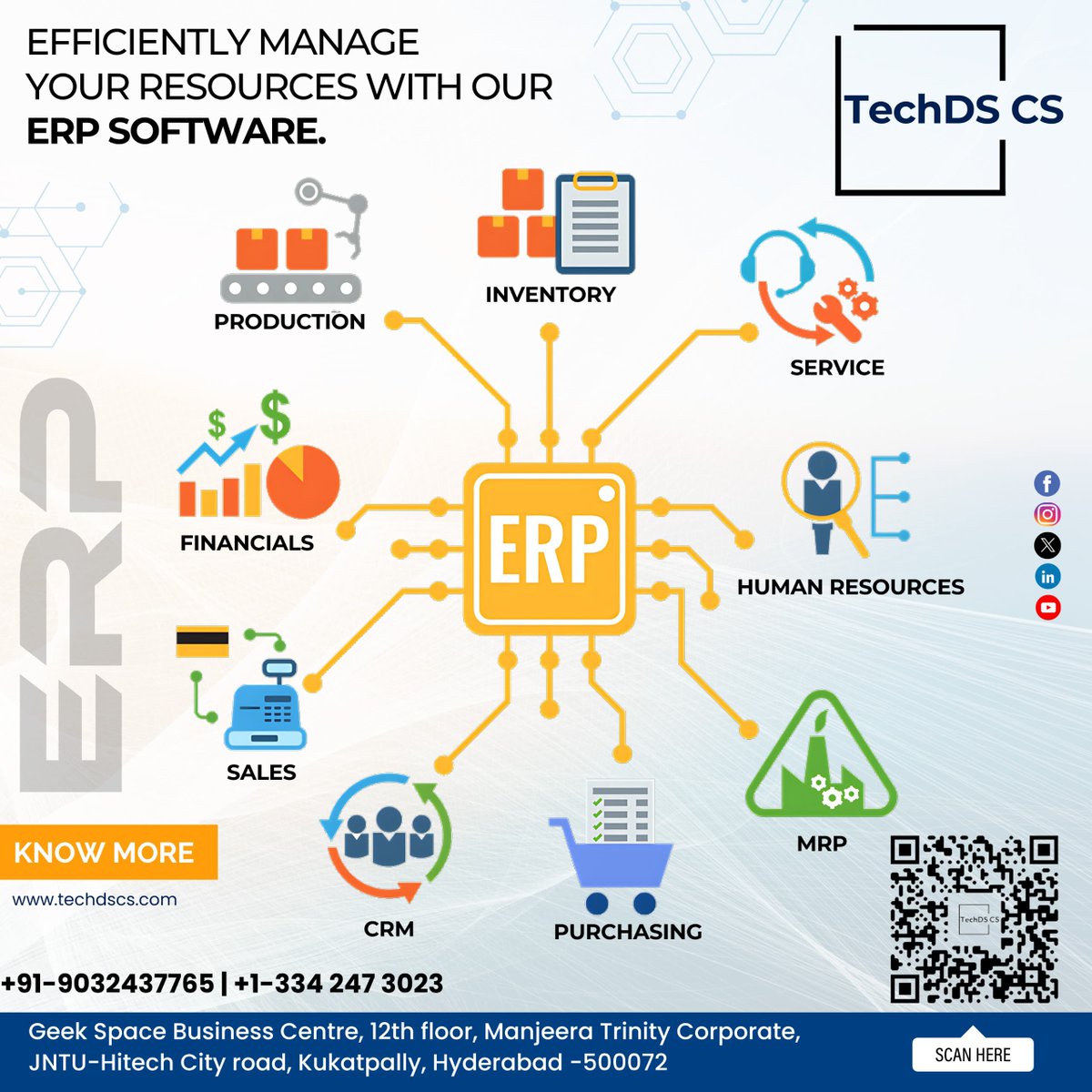TechDSCS's tweet image. Efficiently manage your resources and streamline your operations with Tech DS CS ERP Software, Maximize productivity, reduce costs, and make smarter decisions today.

📞 +91-9032437765 | +1-334 247 3023

#TechDSCS #ERPSoftware #ResourceManagement #BusinessEfficiency #CloudERP
