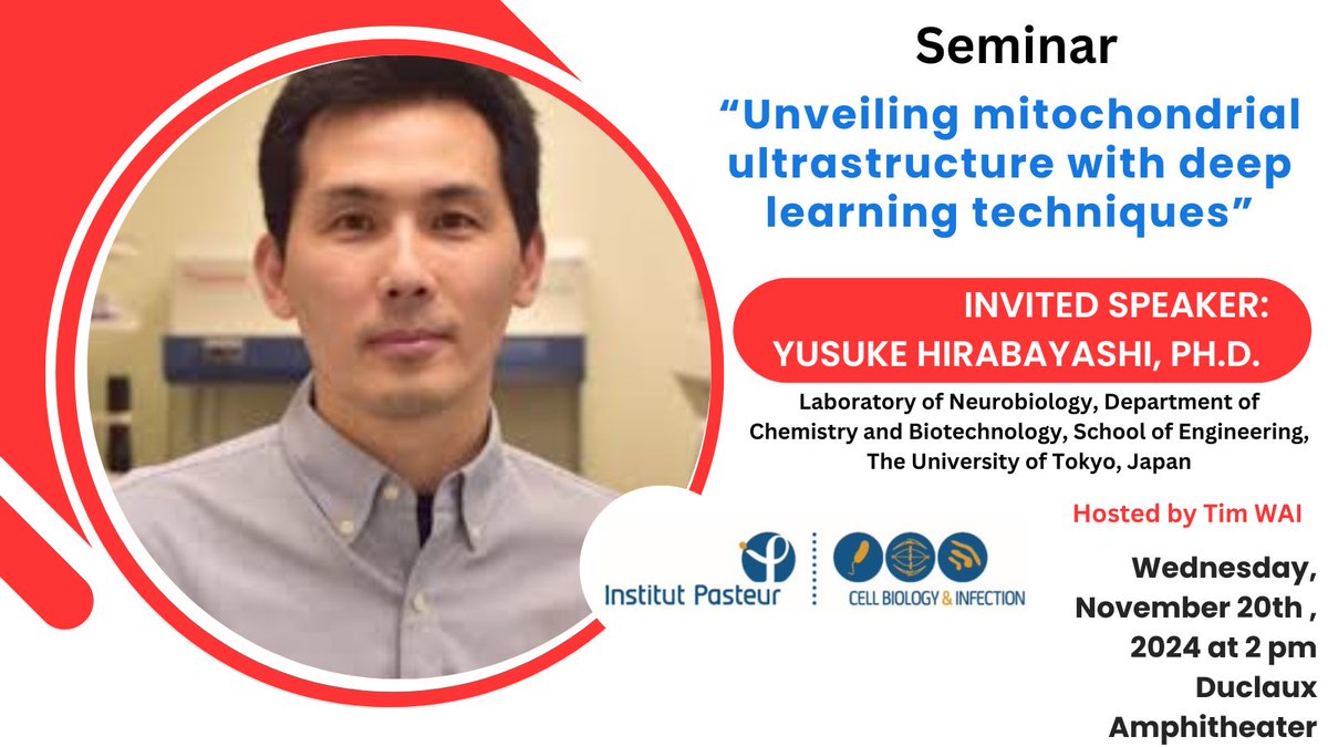 Cell Biology & Infection (@bci_pasteur) on Twitter photo Next <a href="/BCI_Pasteur/">Cell Biology & Infection</a> seminar 
 Hosted by Tim WAI Next <a href="/BCI_Pasteur/">Cell Biology & Infection</a> seminar 
 Hosted by Tim WAI