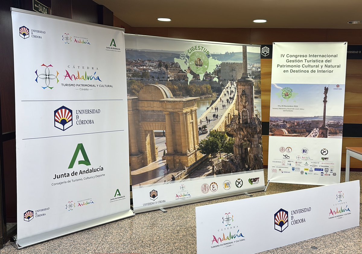 WEARE_Research's tweet photo. Inauguración del IV Congreso Internacional Gestión Turística del Patrimonio Cultural y Natural en Destinos de Interior @RhernandezRojas @Univcordoba @DerechoyADE https://t.co/xTprtLARY1