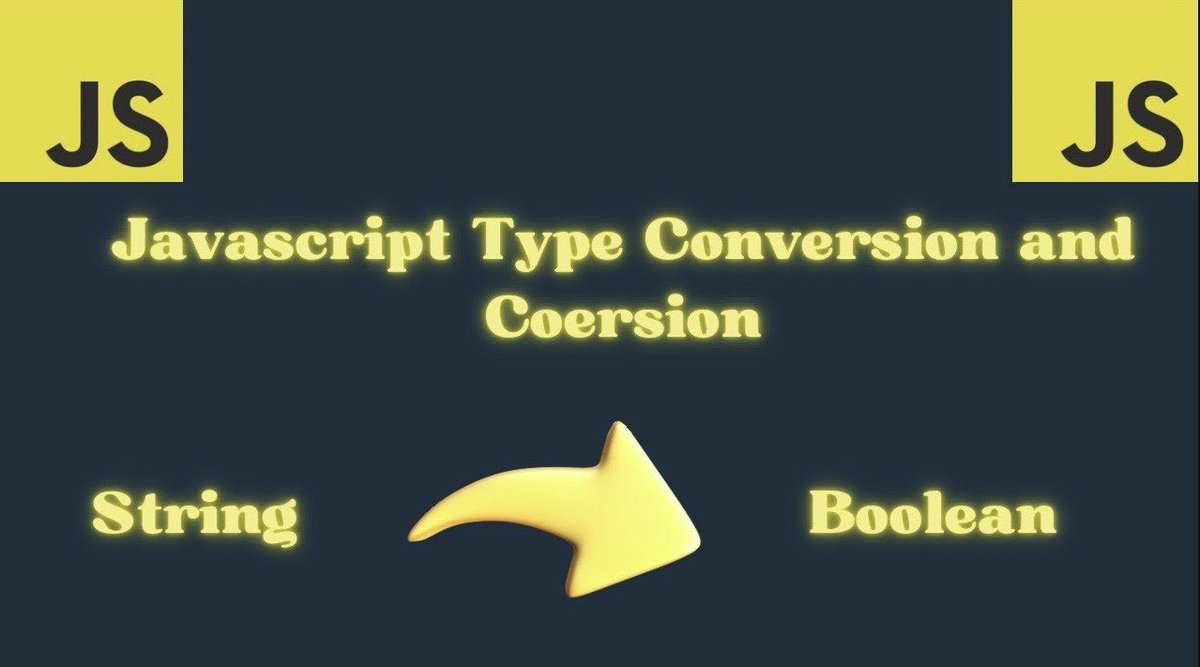 OladetounGee's tweet image. Type conversion and coercion are two areas of JavaScript that can cause confusion, especially when implicit changes occur without us even realizing it!
youtube.com/watch?v=gNaS5X…
#javascript #typeconversion #codingtips