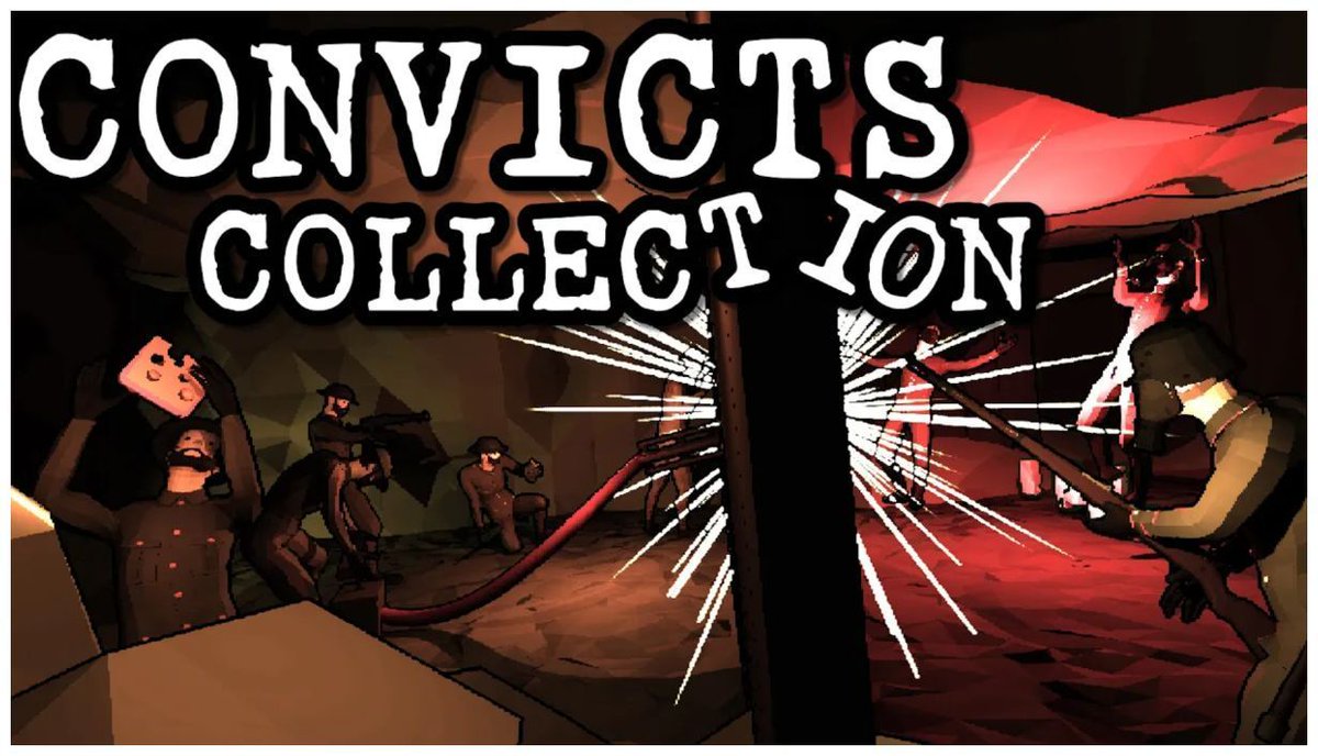 Our first title, Convicts Collection is now available to wishlist on Steam! 
We're adding more screenshots and gifs to the page as it develops. and our announcement trailer is on the way!

store.steampowered.com/app/3303550/Co… 

#gamedev