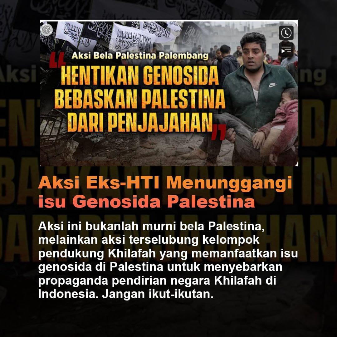 s3mut1reng's tweet image. (simpatisan HTI) utk menyusupkan isu khilafah di dalamnya.

Pokoknya, apapun persoalan yg terjadi di Indonesia atau dunia, selalu dibenturkan dgn khilafah sbg solusinya

Mari kita berpikir jernih dan objektif, khilafah bukanlah solusi utk Palestina pun juga bukan untuk Indonesia,