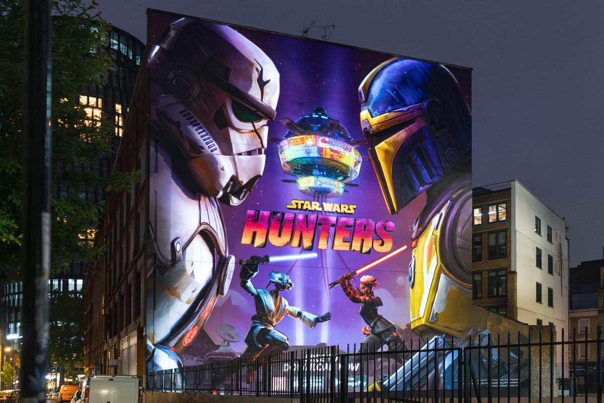 We're thrilled to share that we have won Silver for our Star Wars: Hunters Mural at the Clio Entertainment Awards 2024.

We want to thank our teams and everyone who was involved in bringing Star Wars: Hunters to life. Congratulations to all the other winners and finalists, and a