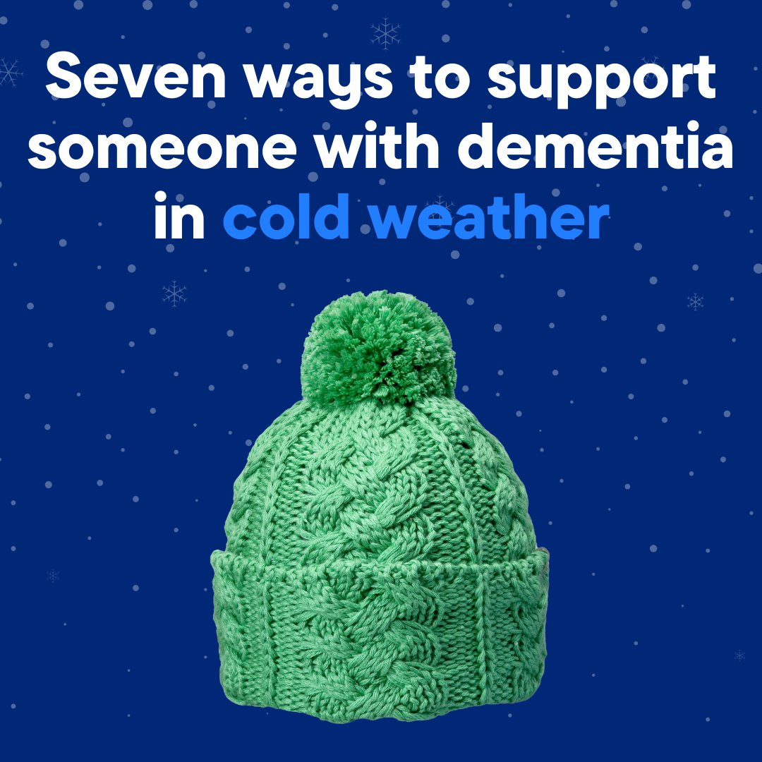 With a cold snap forecasted to hit the UK in the next few days, it’s important to make sure that we’re looking out for our loved ones living with dementia.

Here are seven useful tips to help support them through the cold weather. (1/9)