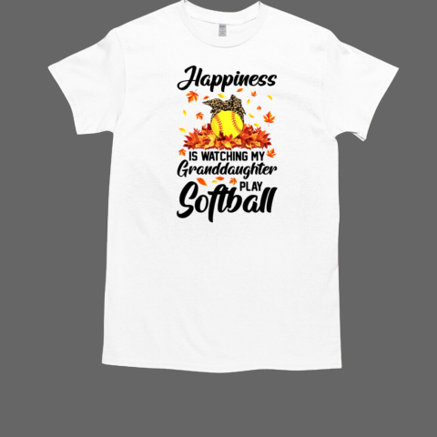 Happiness Is Watching My GrandDaughter Play Softball T-Shirt 
t-shirtshoping.com/product/happin…