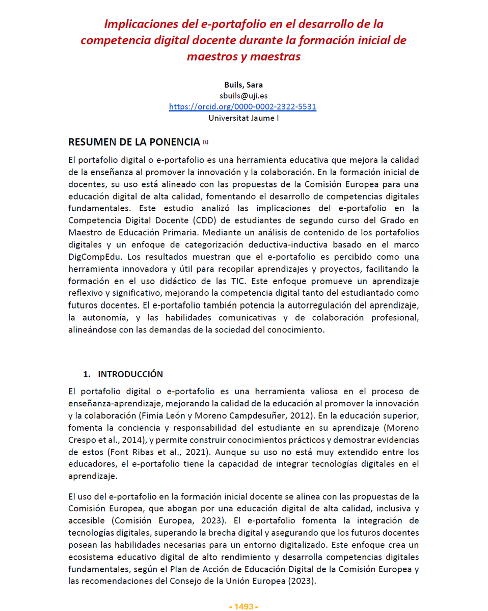 <a href="/vickyvinoles/">Virginia Viñoles Cosentino</a> <a href="/francescesteve/">Francesc Esteve</a> <a href="/luciasantavi/">Lucía ST</a> ¿Te motiva la evaluación formativa y formadora?👩‍🏫💡
En <a href="/edutec_24/">EDUTEC 2024</a> también presento las implicaciones del e-portafolio en el desarrollo de la competencia digital docente durante la formación inicial de maestros y maestras, en el simposio coordinado por <a href="/annasanca/">Anna Sánchez-Caballé</a>.