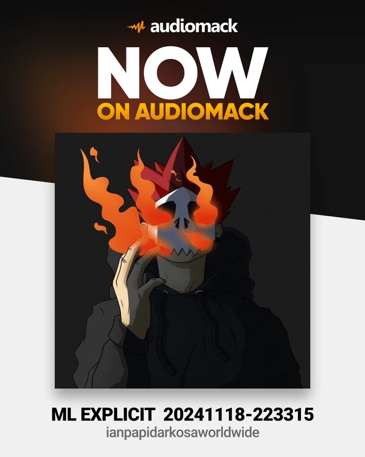 ianpapidarkosa's tweet image. Out now please stream my new song #NowPlaying #audiomack #soundcloudplaylist #SoundCloud   #YouTube #YouTubeMusic  youtu.be/r-CJoZ_i6Bg?si… 
audiomack.com/ianpapidarkosa…
Listen to ml explicit  20241118-223315.m4a by Ash _ian on #SoundCloud
on.soundcloud.com/YA4UB