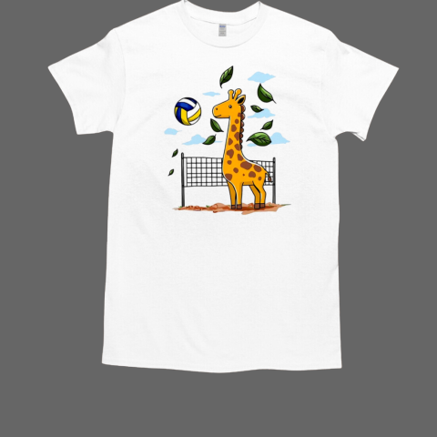 Giraffe playing volleyball T-Shirt 
t-shirtshoping.com/product/giraff…