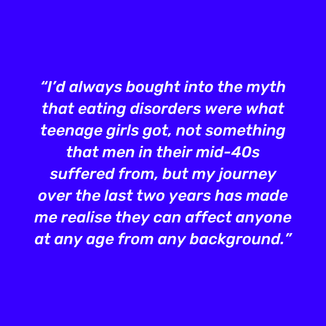 On the blog today, Alex shares his experience for Men's Mental Health Awareness Month this month. Read Alex's story here: beateatingdisorders.org.uk/your-stories/e…

#MensMentalHealthAwarenessMonth #MensMentalHealth