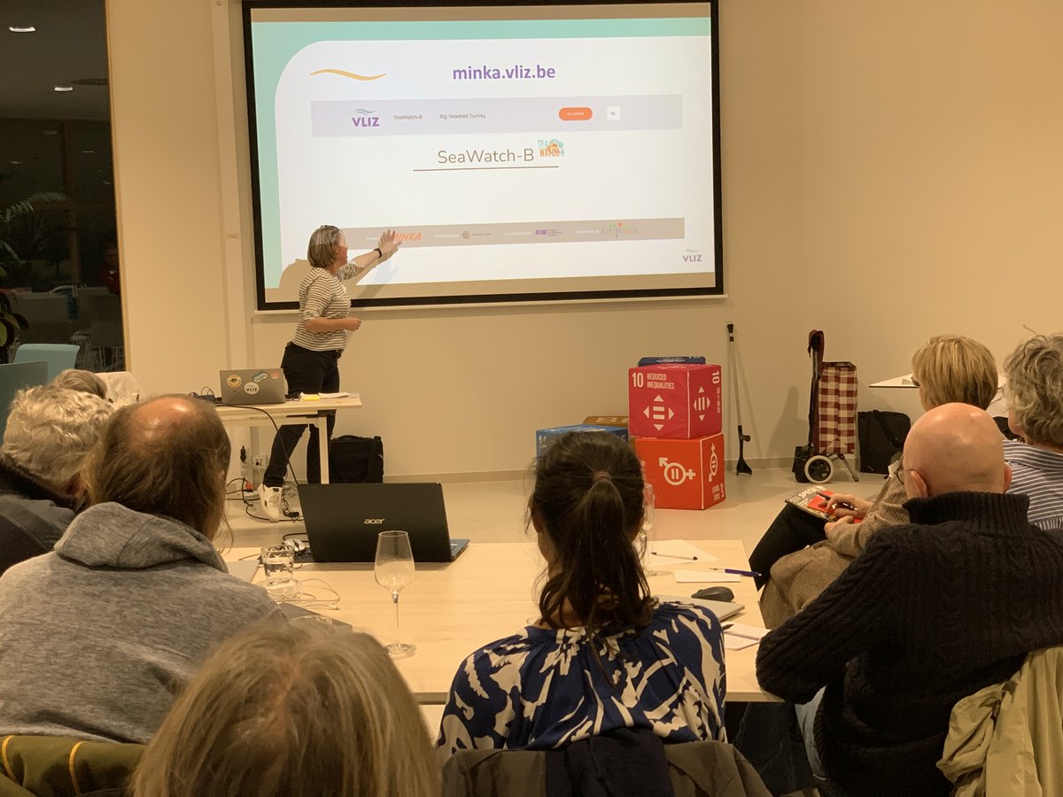 LifeWatchVLIZ's tweet photo. Yesterday, we celebrated the 10th anniversary of SeaWatch-B during the training session!
Highlights:
🥂 Festive reception
💬 Speed dating to connect &amp; learn
💻 New data system intro
Thank you to all SeaWatchers! Together, we’re building a better understanding of the North Sea. https://t.co/ELbg4gQel4