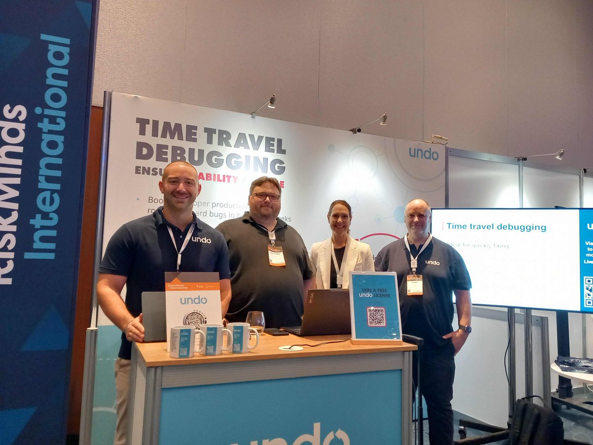undo_io's tweet photo. Keeping a complex codebase processing millions of pieces of financial data per second stable is non-trivial. Come check out the Undo stand at #QuantMinds to find out how we can help you find defects before your customers do! https://t.co/oMSzRDsCJO