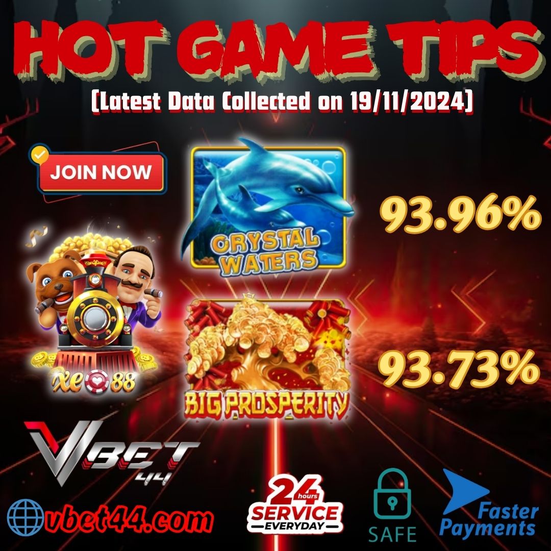 VBet44's tweet photo. 💥HOT GAMES TIPS💥

🎰 XE88 🎰
🎮 CRYSTAL WATERS - 93.96%
🎮 BIG PROSPERITY - 93.73%

⭐Best Trusted Platform VBET44⭐
⚡Fast Payment System⚡
💰Deposit 5sec-15sec✅
💰Withdraw 2min-5min✅

🎯Don't missed out the chance to get your luck of the day!! 🎯 https://t.co/WHAn6vpYkG