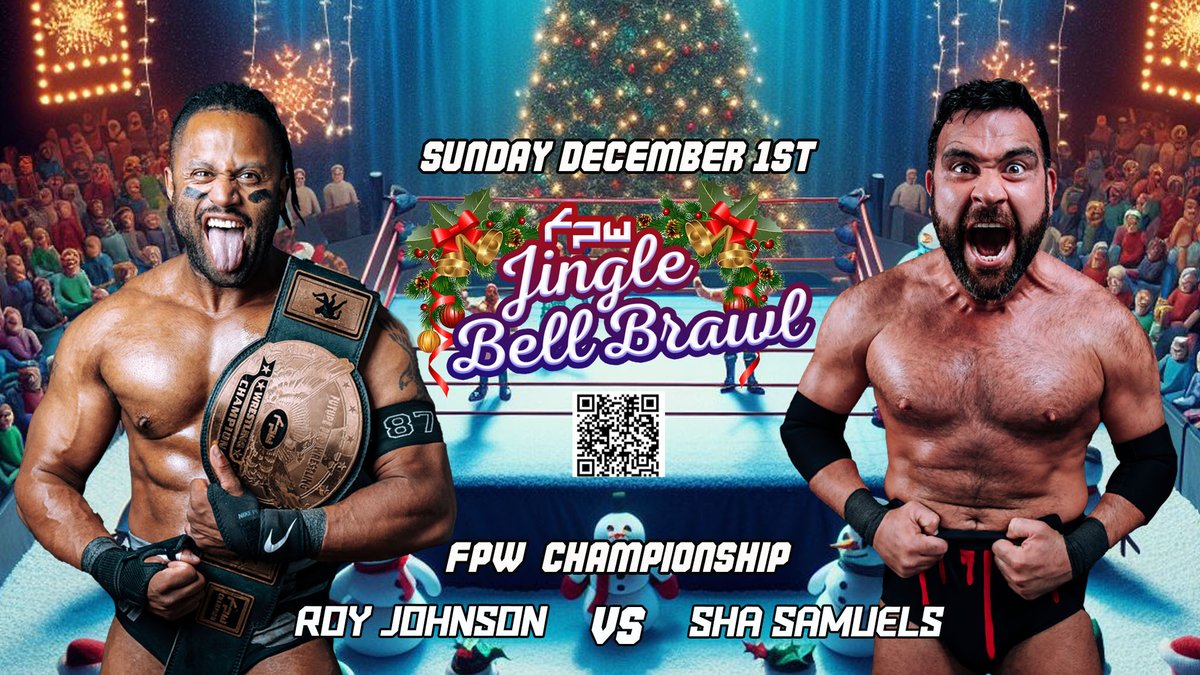 FPWuk's tweet photo. December 1st Carshalton Boys Sports College
@Shasamuels takes on @TheBigWavy_
for the FPW Championship! FPW Jingle Bell Brawl https://t.co/zpHnffWztI https://t.co/SZTVrMfnEr