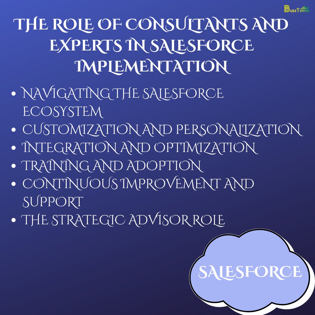 buzztowns's tweet image. Is your Salesforce project hitting roadblocks? 🤔 Our consultants can help you overcome challenges, accelerate timelines, and achieve your business goals. #SalesforceImplementation #SalesforceConsulting #CRM #DigitalTransformation
buzztowns.com/role-of-consul…