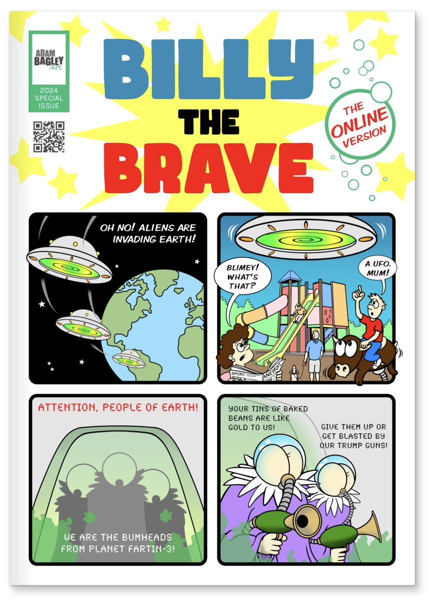 ellielexx's tweet image. The day before Billy died we had an unexpected delivery to our doorstep. It was a pile of comics. An artist called Adam Bagley had brought Billy to life in his very own comic strip, ‘Billy The Brave’. 🧵
@AdamBagleyArt