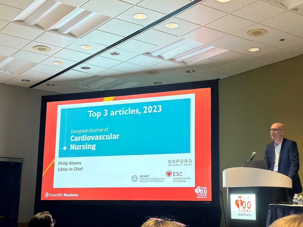 <a href="/MoonsPhilip/">Philip Moons</a> recently participated in #AHA24, where he presented three articles from the #EJCN

This week, we will also highlight these publications ⬇️