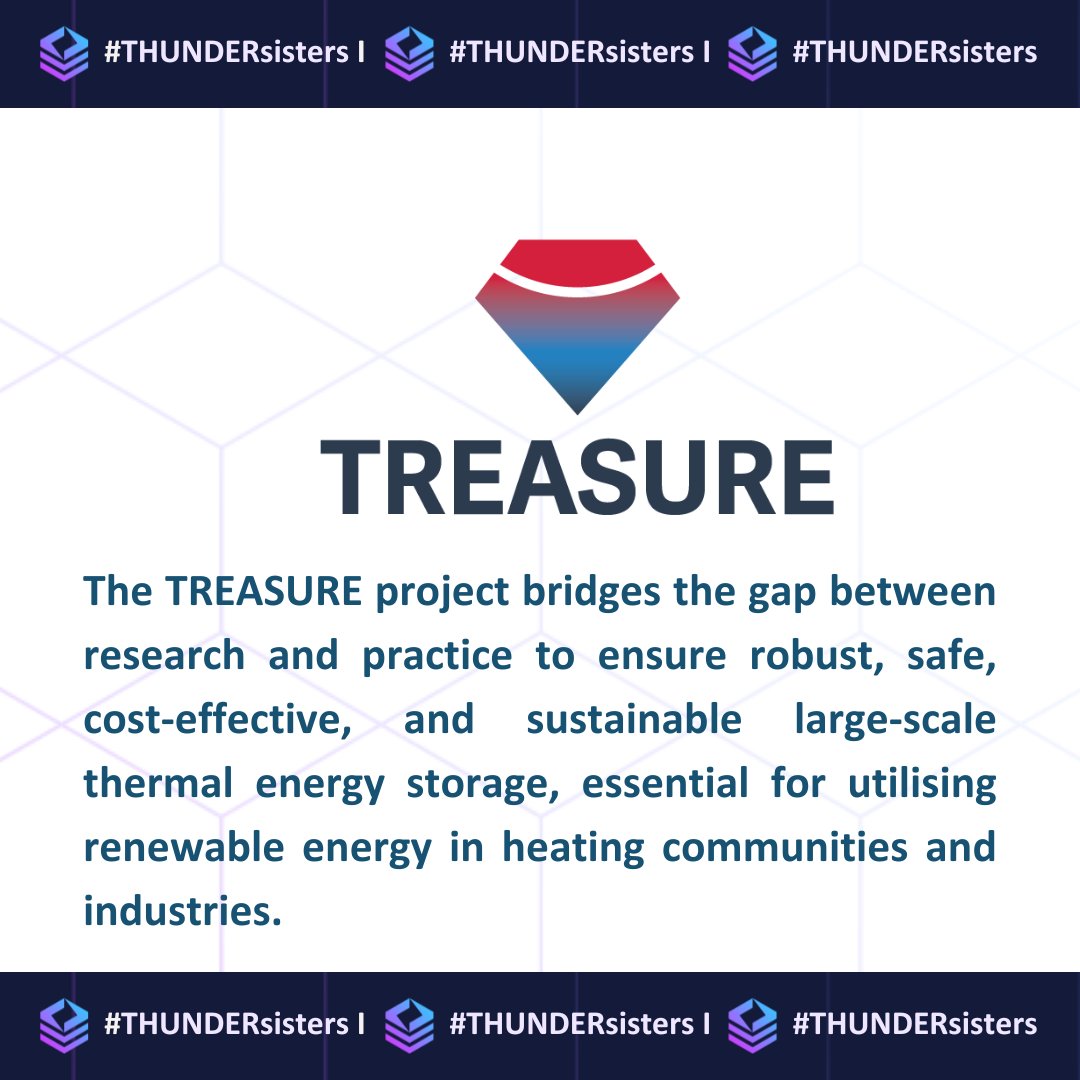 Thermal Storage makes #DHC more sustainable🔥
#THUNDERsisters 👧 presents #TREASURE, a project innovating in #largepit #thermalstorage.
Through #costeffective storage solutions, it is contributing to a more sustainable #heating and #cooling
Click here👉 bit.ly/4eWBlpT