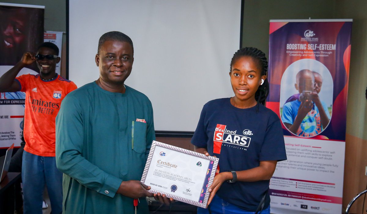 DESTINEDSTARS1's tweet photo. To our partners, facilitators, and team members; Your dedication and creativity made this exercise truly impactful, and we are deeply grateful for your support and engagement. Here’s to more inspiring collaborans 
 #DestinedStarsInitiative  #EmpoweringYoungMinds https://t.co/NX8WVgAiM8