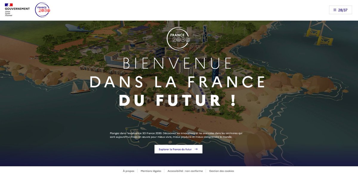 📚 [#Casclient] Nous sommes fiers de vous présenter le fruit de notre dernière collaboration avec le Gouvernement. Une ville virtuelle en #web3D🌐, qui met en scène les avancées technologiques de #France2030
👉 experience.france2030.gouv.fr/fr/