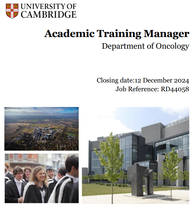Roychoudhuri Lab (@roychoudhurilab) on Twitter photo We are recruiting an Academic Training Programme Manager to help run the CRUK Cambridge Centre Graduate Training Programme. Help guide the development of the next generation of #cancer researchers. Email me if you have any questions. <a href="/CRUKCamCentre/">CRUK Cambridge Centre</a> jobs.cam.ac.uk/job/49197/ We are recruiting an Academic Training Programme Manager to help run the CRUK Cambridge Centre Graduate Training Programme. Help guide the development of the next generation of #cancer researchers. Email me if you have any questions. <a href="/CRUKCamCentre/">CRUK Cambridge Centre</a> jobs.cam.ac.uk/job/49197/